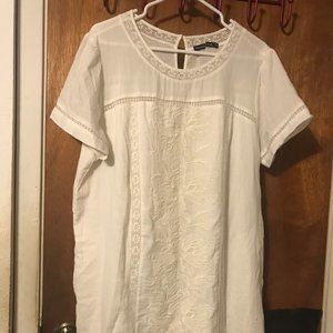 Abercrombie & Fitch White Dress Size XL
